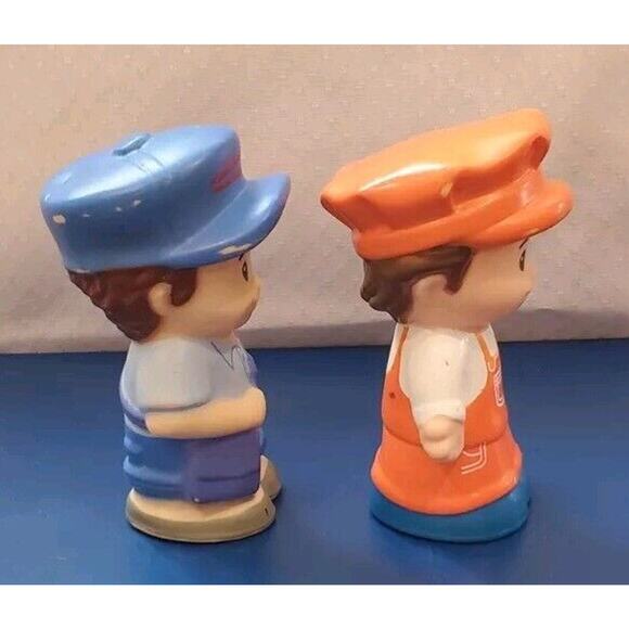 Fisher-Price Little People Mailman Train Engineer Replacement Action Figures - Picture 4 of 9